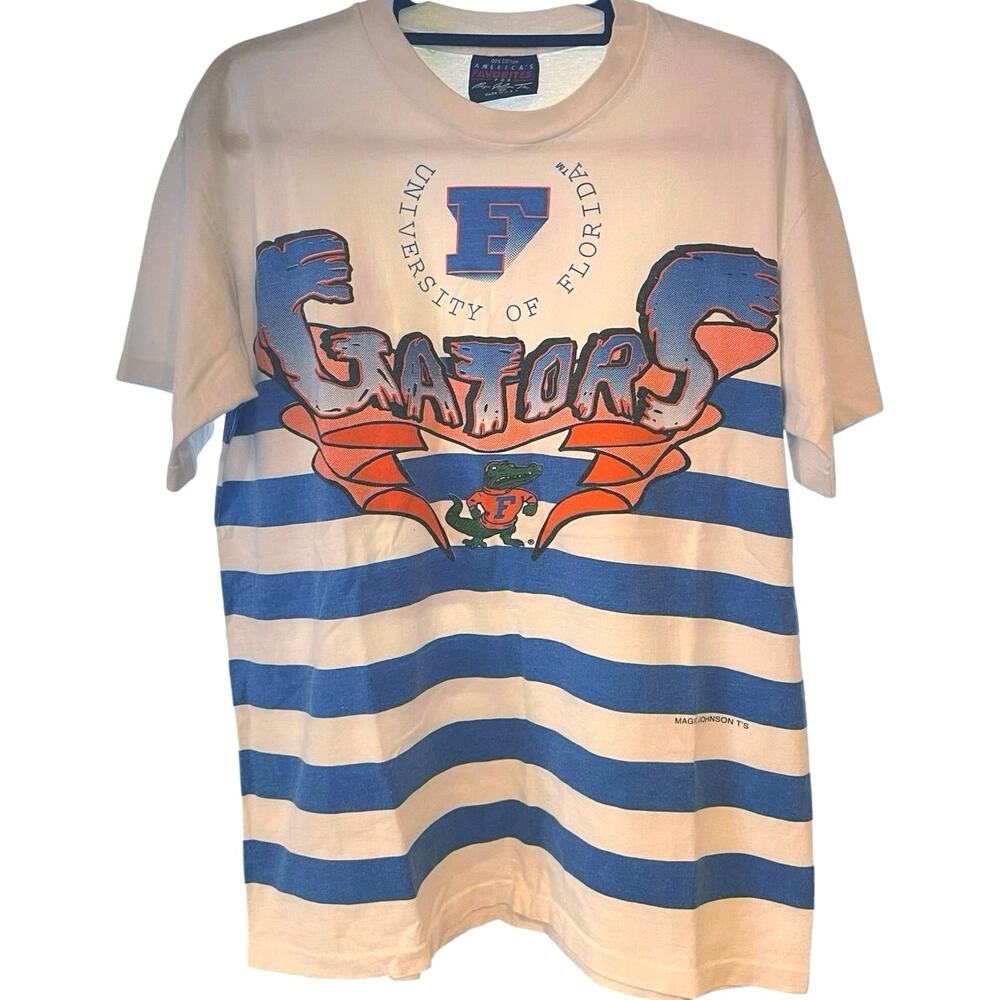 Vintage 90s University Of Florida Gators Wraparound Single Stitch Shirt Medium